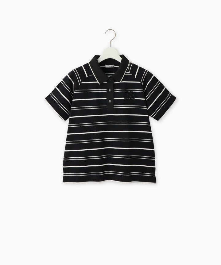 ミックスボーダーポロTシャツ