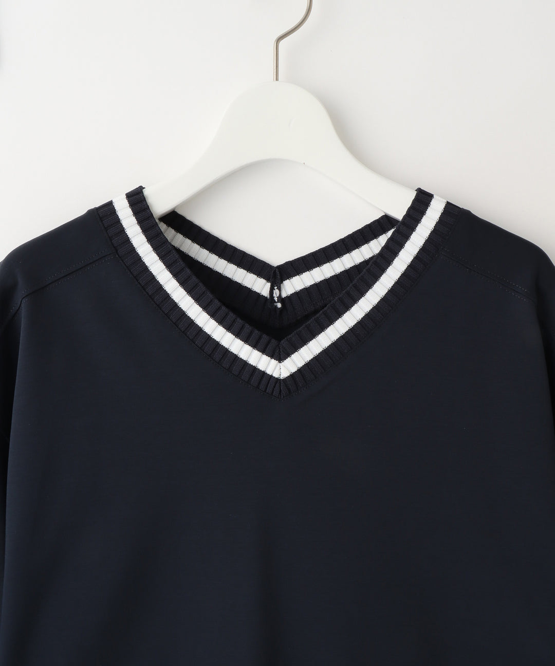Ribbed Line Knit Cool Dress
