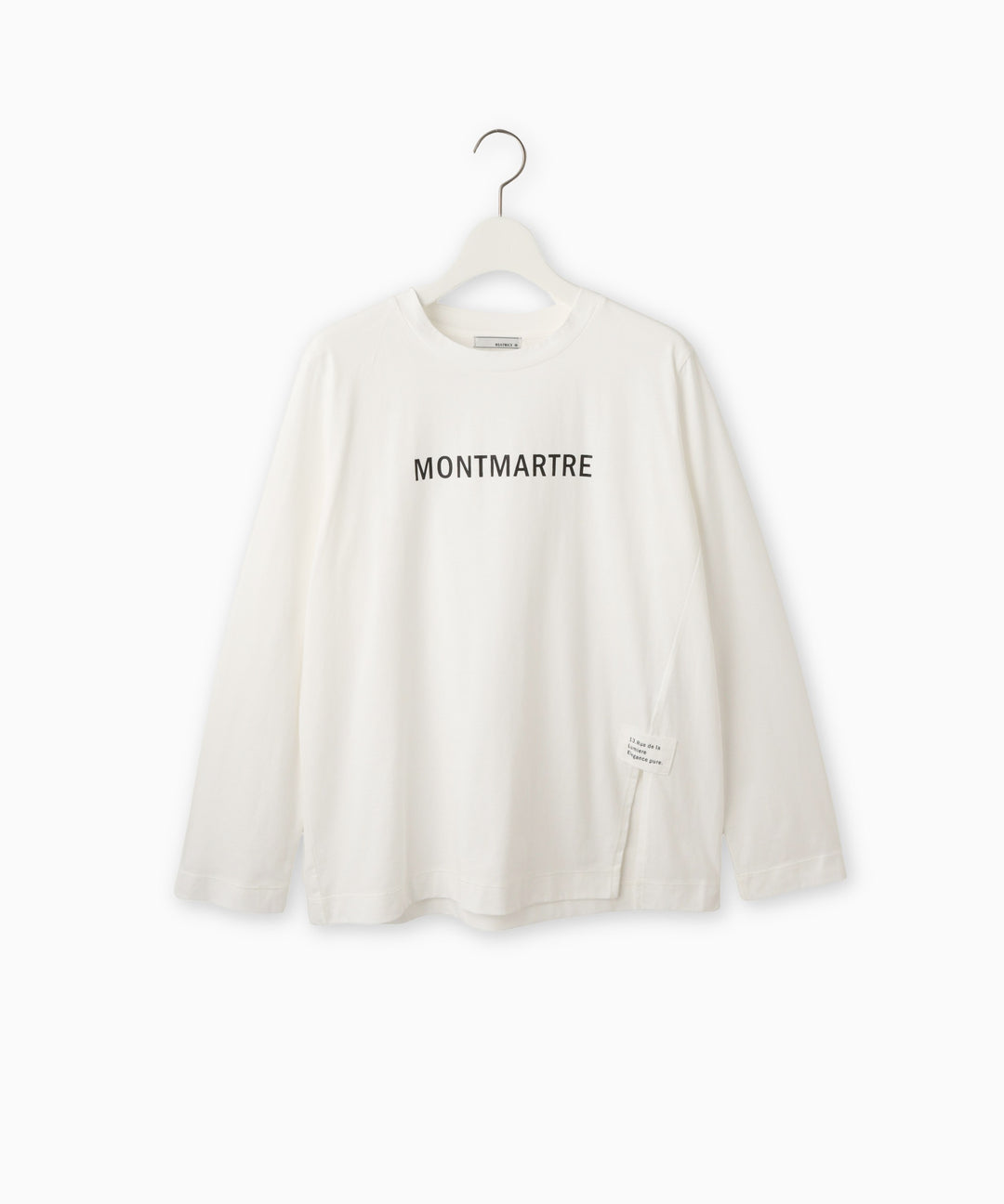 サイドスリットロゴプリントTシャツ