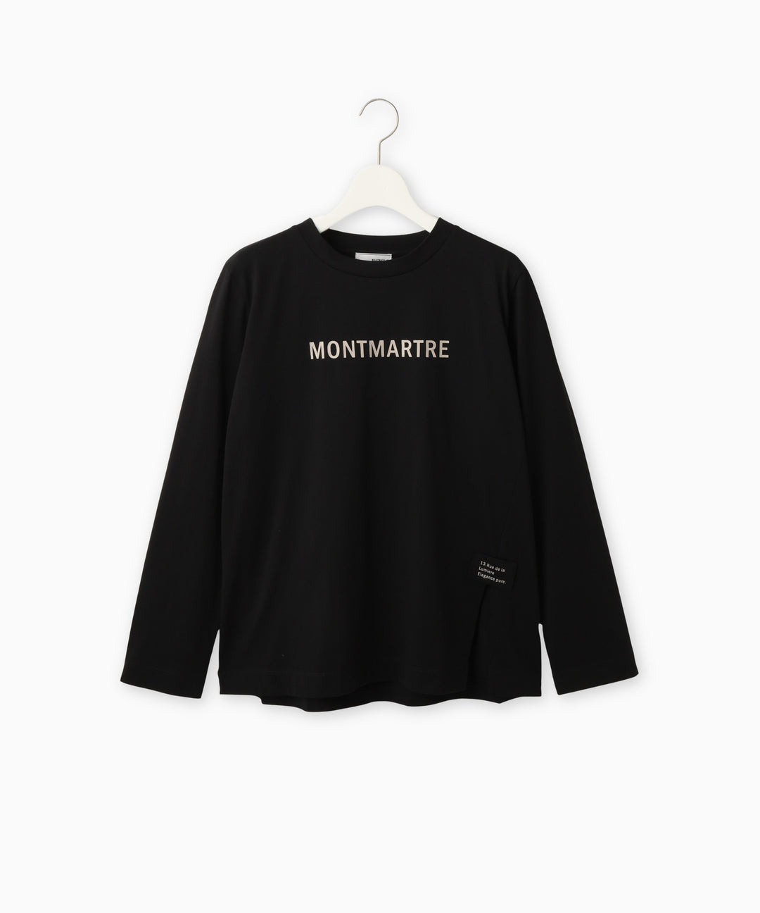 サイドスリットロゴプリントTシャツ