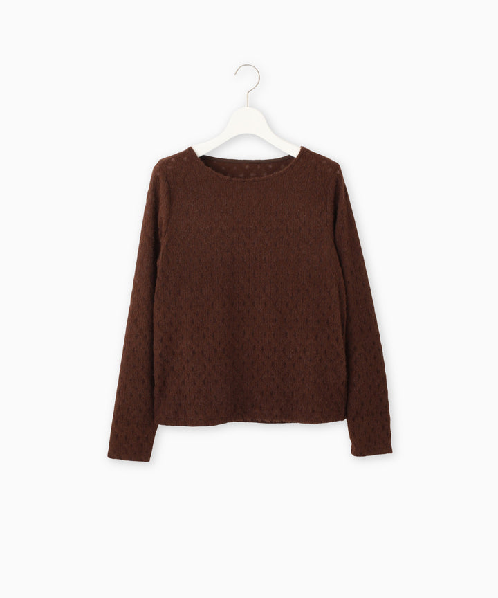 レースニットプルオーバー