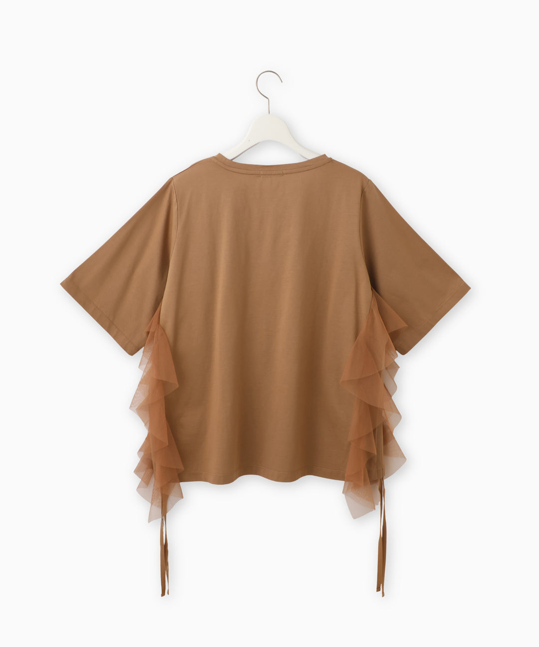 チュールフリルドッキングTシャツ