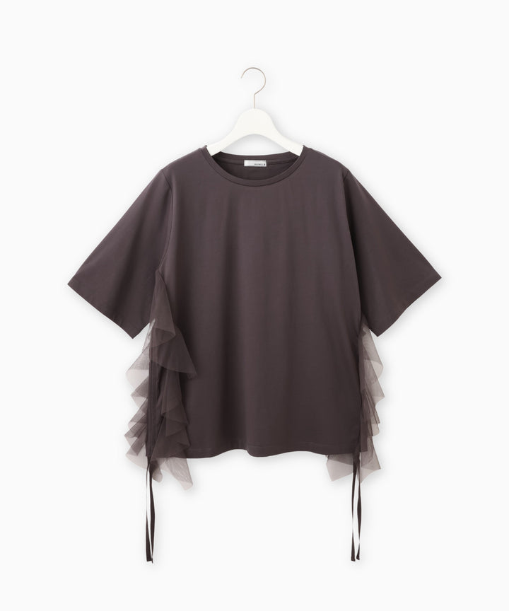 チュールフリルドッキングTシャツ