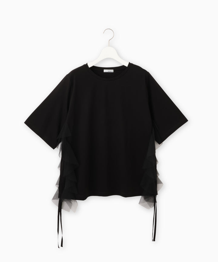 チュールフリルドッキングTシャツ