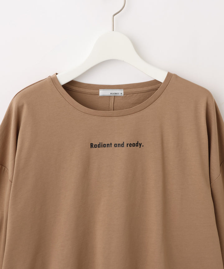 フードスカーフロングTシャツ
