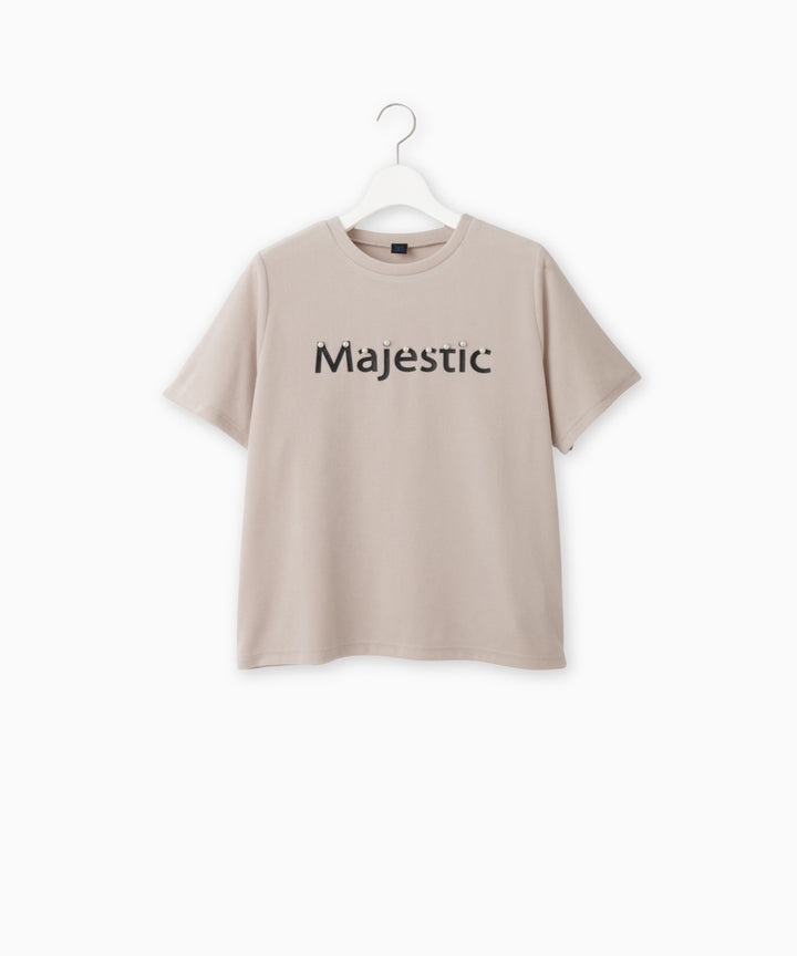 パールロゴベロアTシャツ