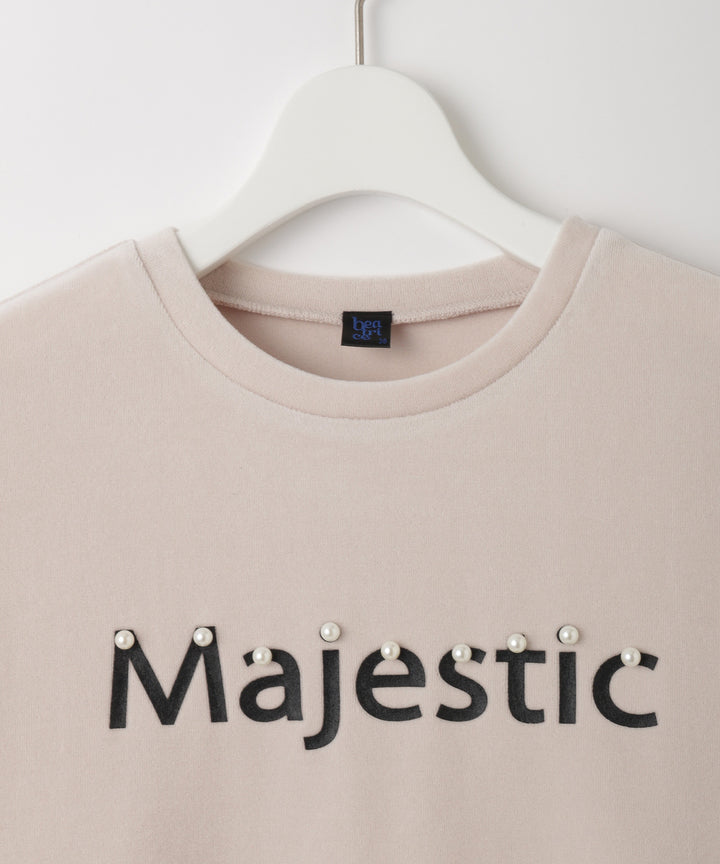 パールロゴベロアTシャツ