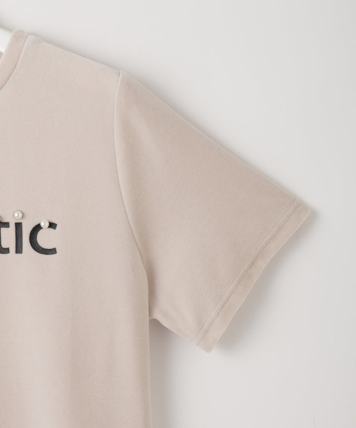 パールロゴベロアTシャツ