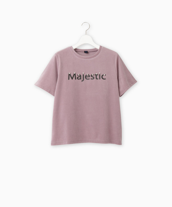パールロゴベロアTシャツ