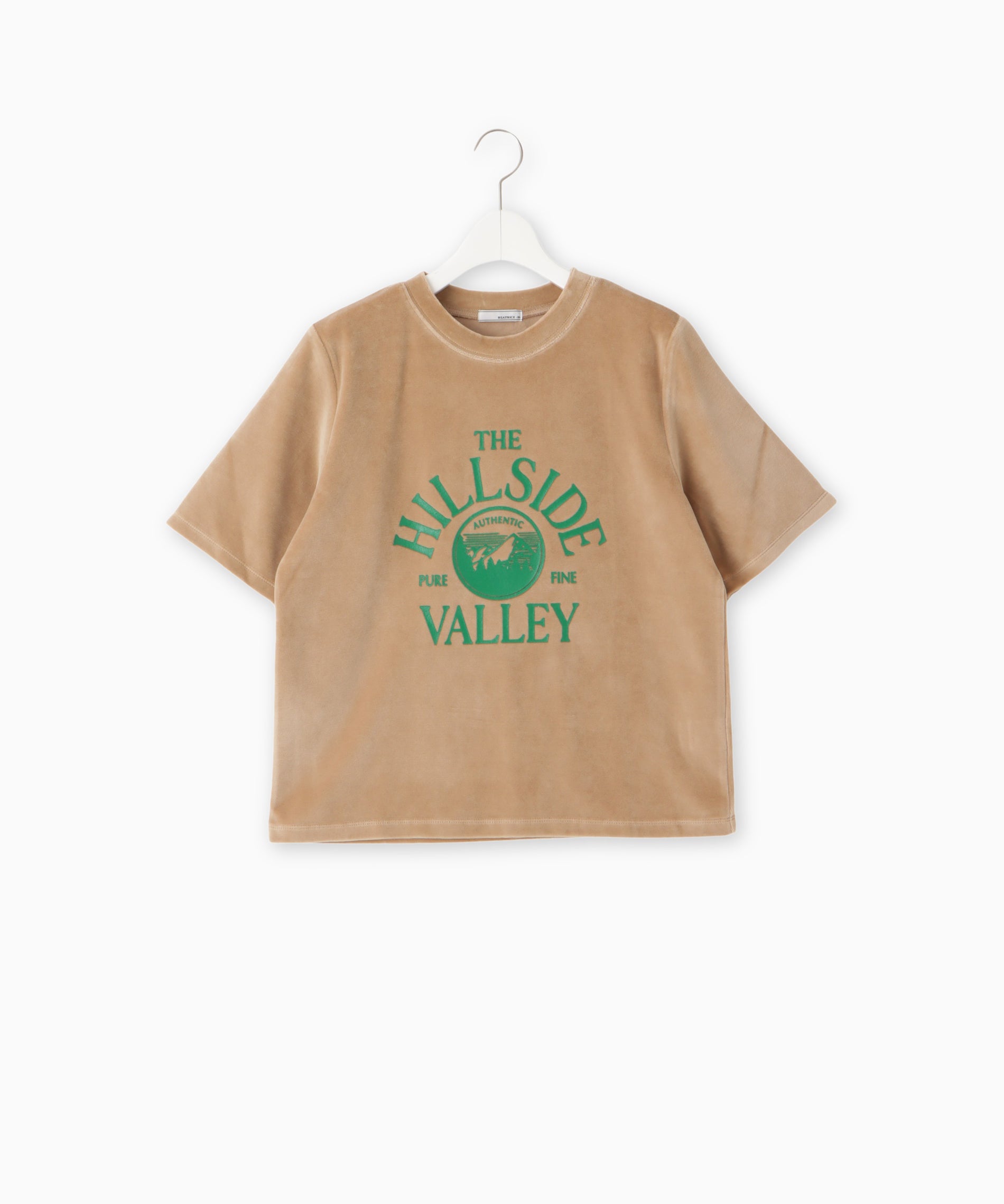 プリントベロアTシャツ – FACE SANS FARD プリントベロアTシャツ – FACE SANS FARD