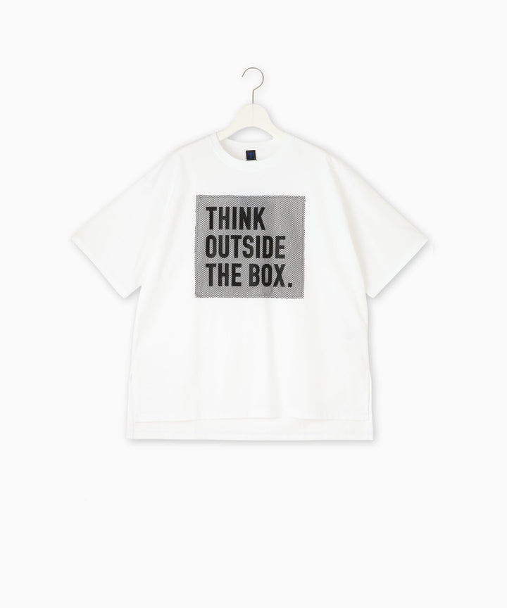 天竺メッシュロゴTシャツ