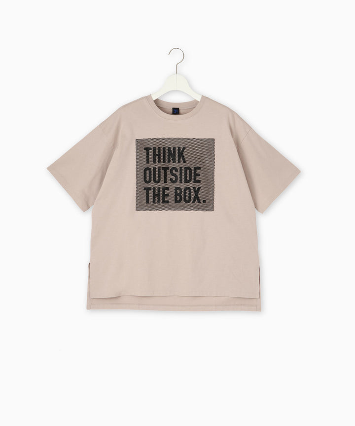 天竺メッシュロゴTシャツ