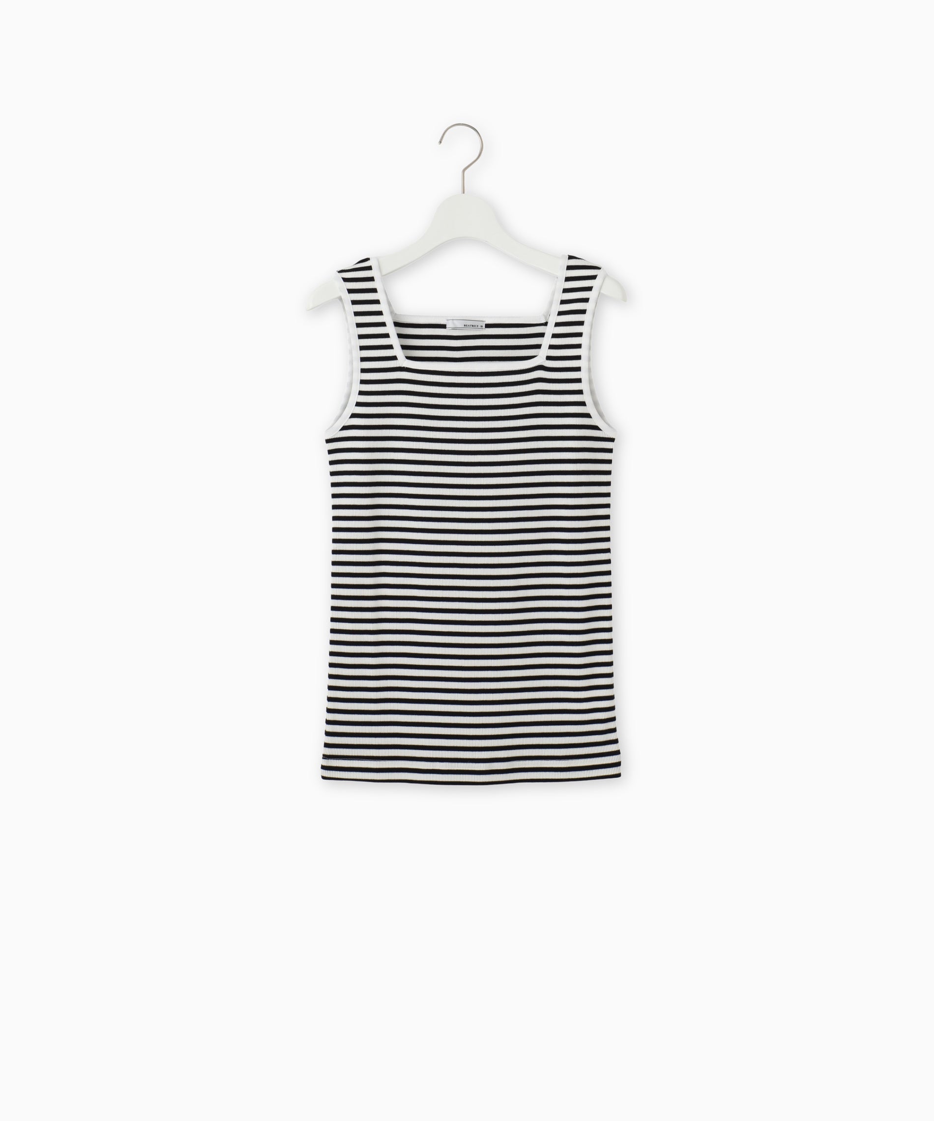 Plage テレコタンクトップ（ブラックホワイトセット） plage（プラージュ）の「【R'IAM】テレコタンクトップ（タンク