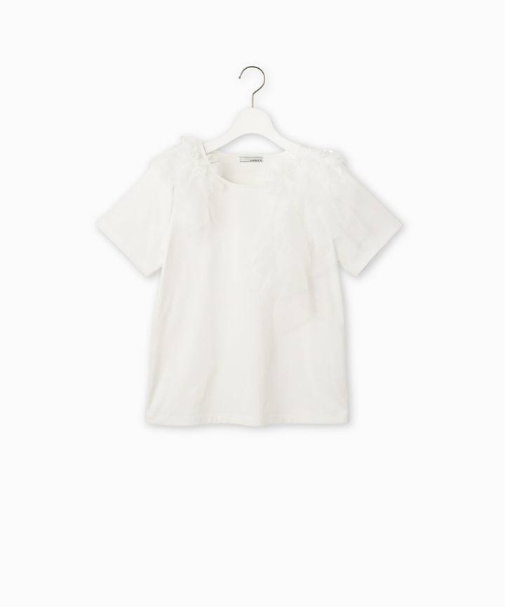 チュールパーツTシャツ