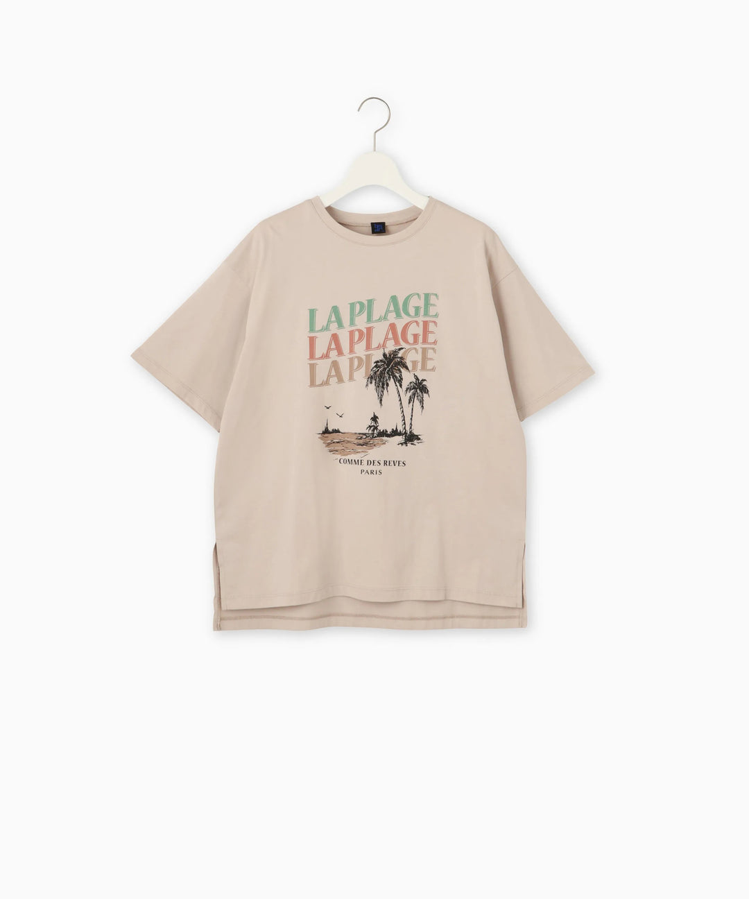 LAPLAGEロゴプリントTシャツ