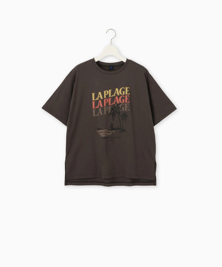 LAPLAGEロゴプリントTシャツ