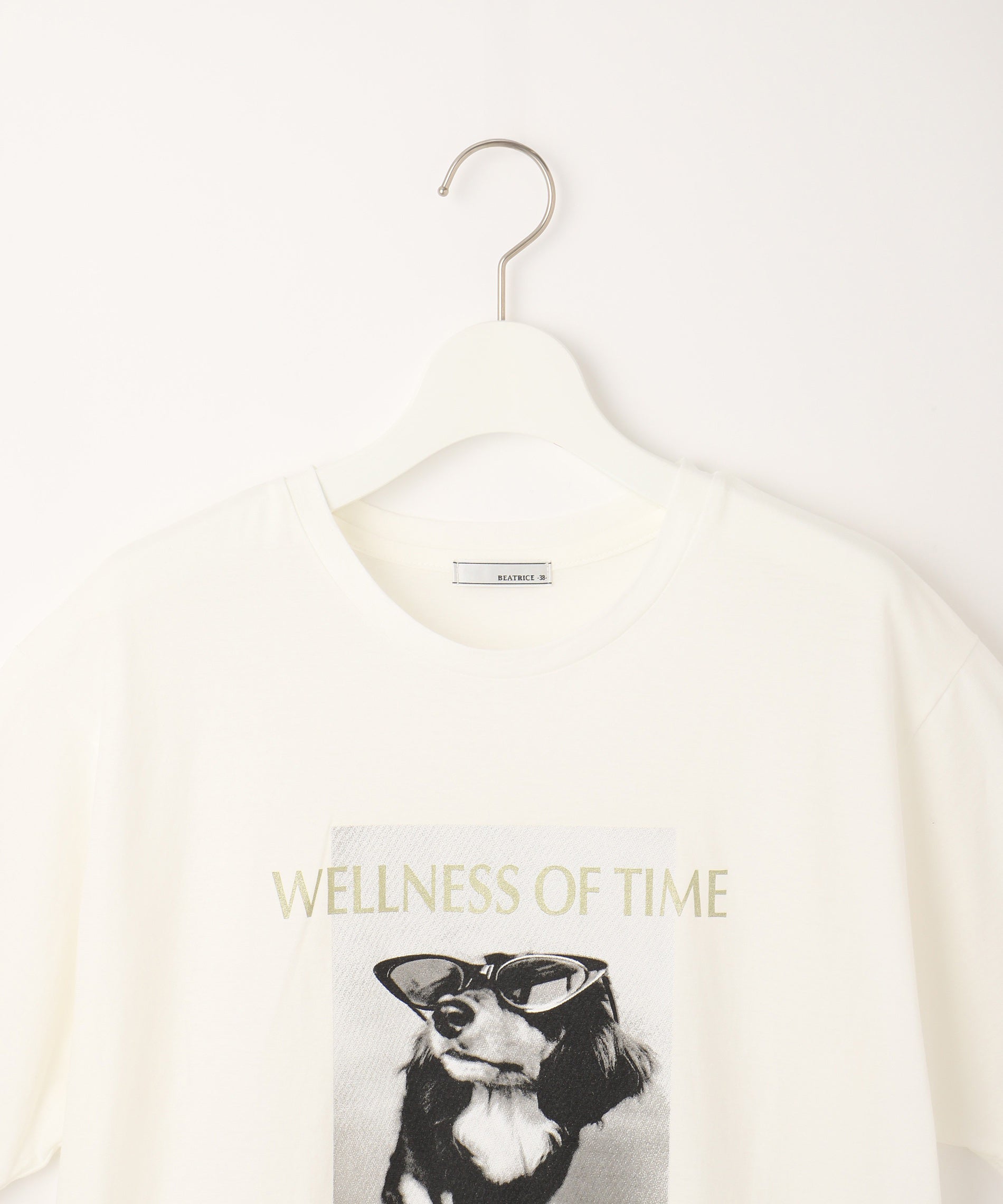 顔プリント Tシャツ ホワイト オーバーサイズ プリントTシャツ - ホワイト／Leonardo da Vinci