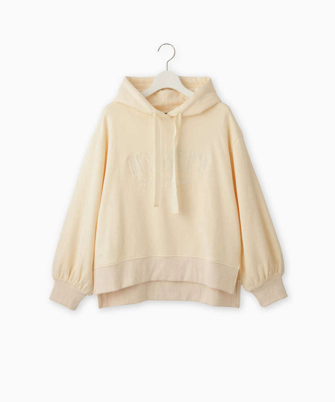 スパンコール刺繍スウェットパーカー