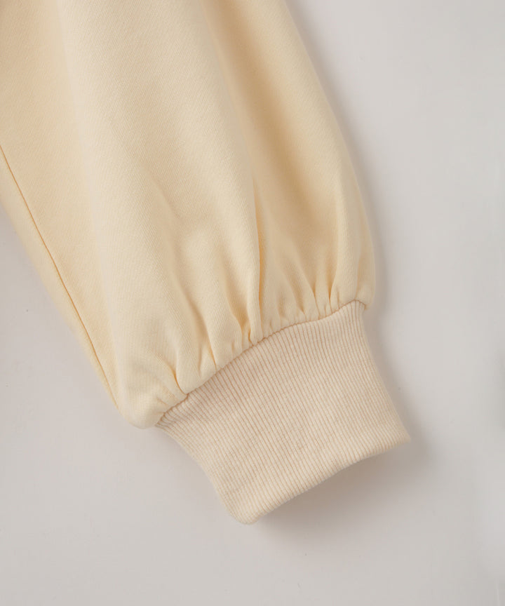 スパンコール刺繍スウェットパーカー