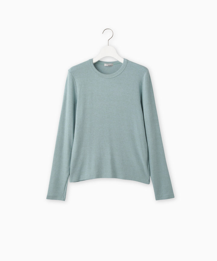 ウール混ベアテレコバインダートップス