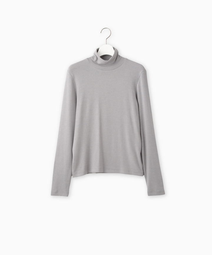 ウール混ベアテレコハイネックインナー
