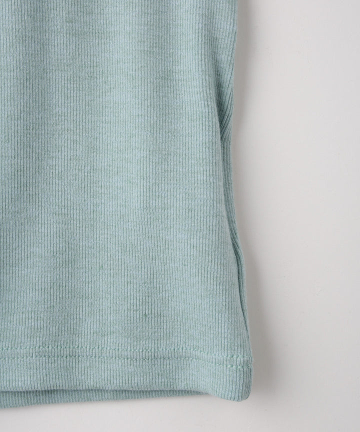 ウール混ベアテレコハイネックインナー