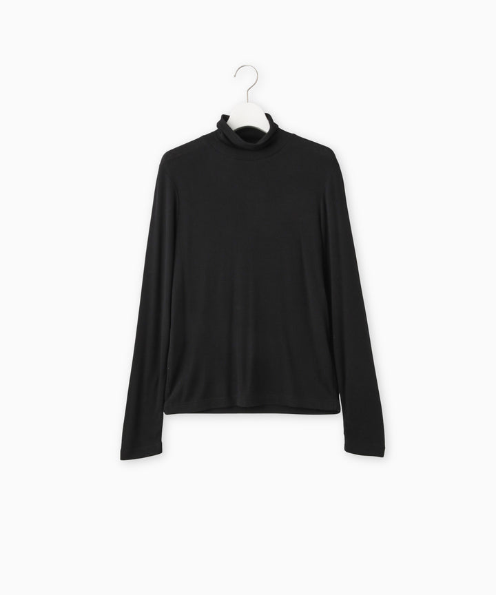 ウール混ベアテレコハイネックインナー