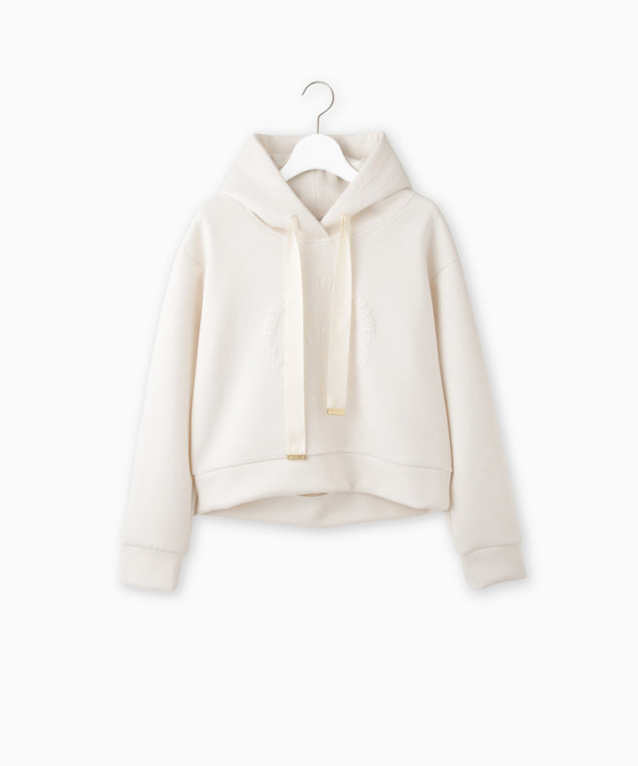 ラバープリントショートパーカー