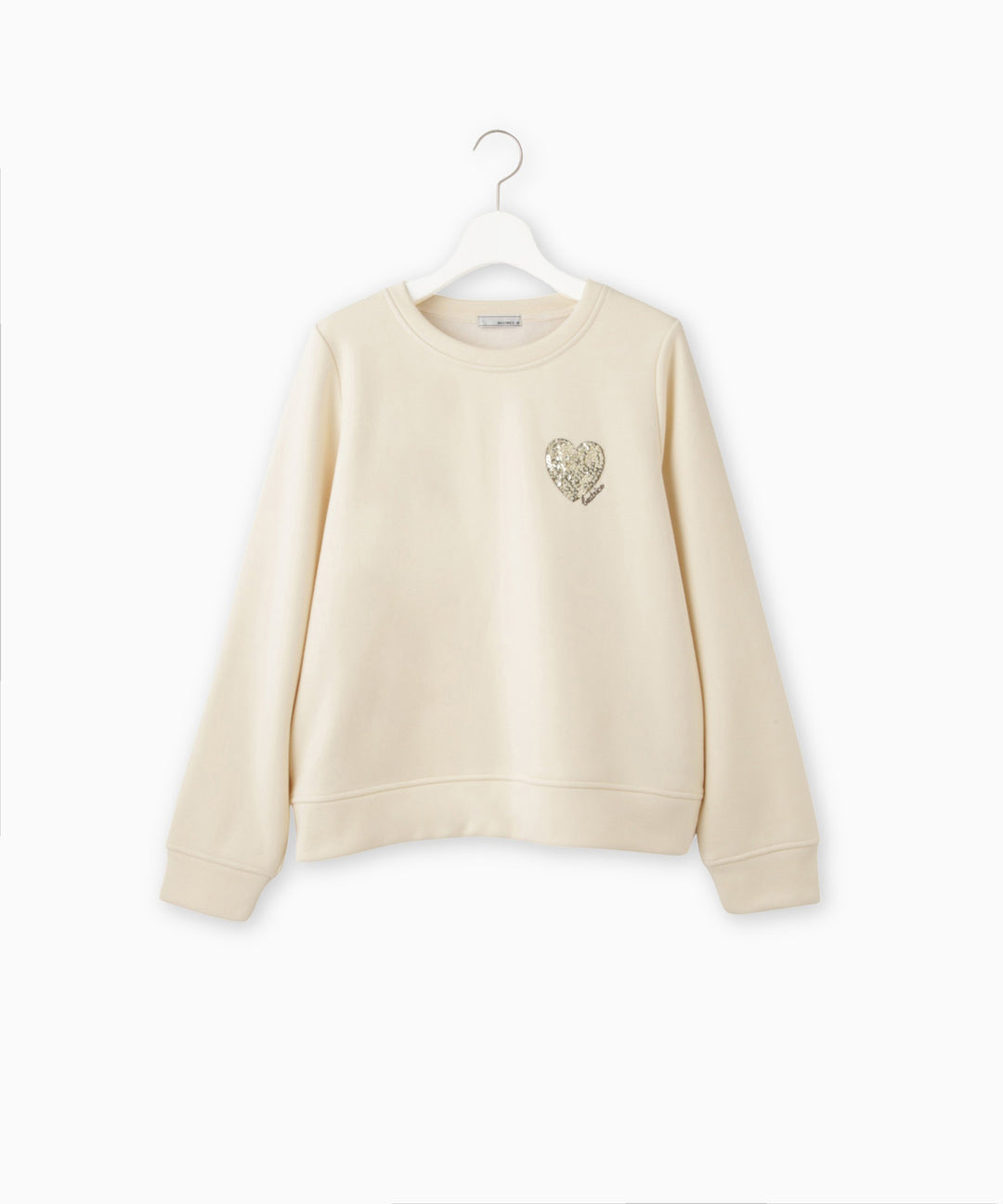 ハート刺繍スウェット