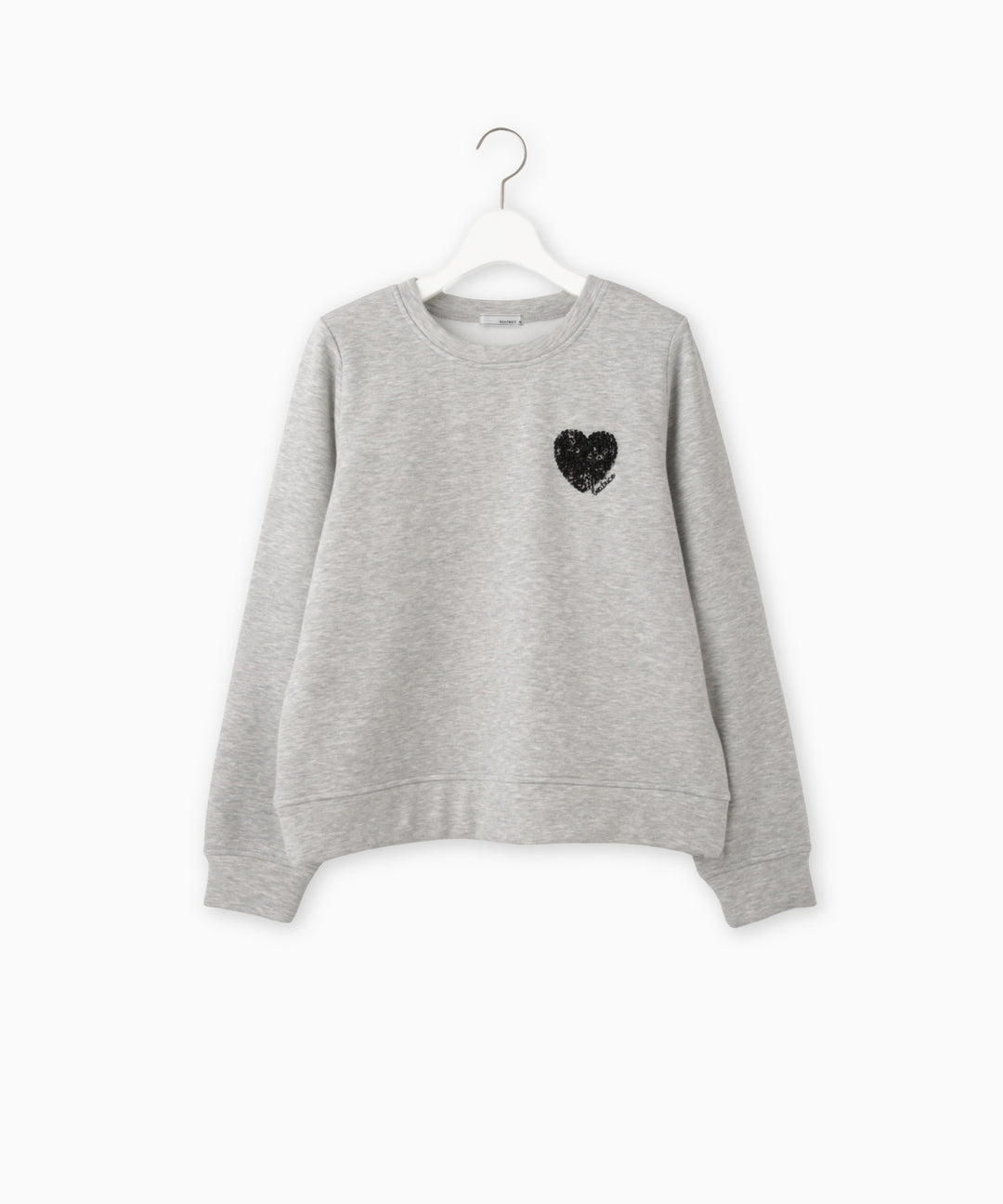 ハート刺繍スウェット