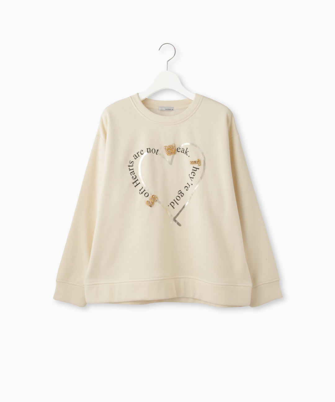 BIGハートモチーフスウェット