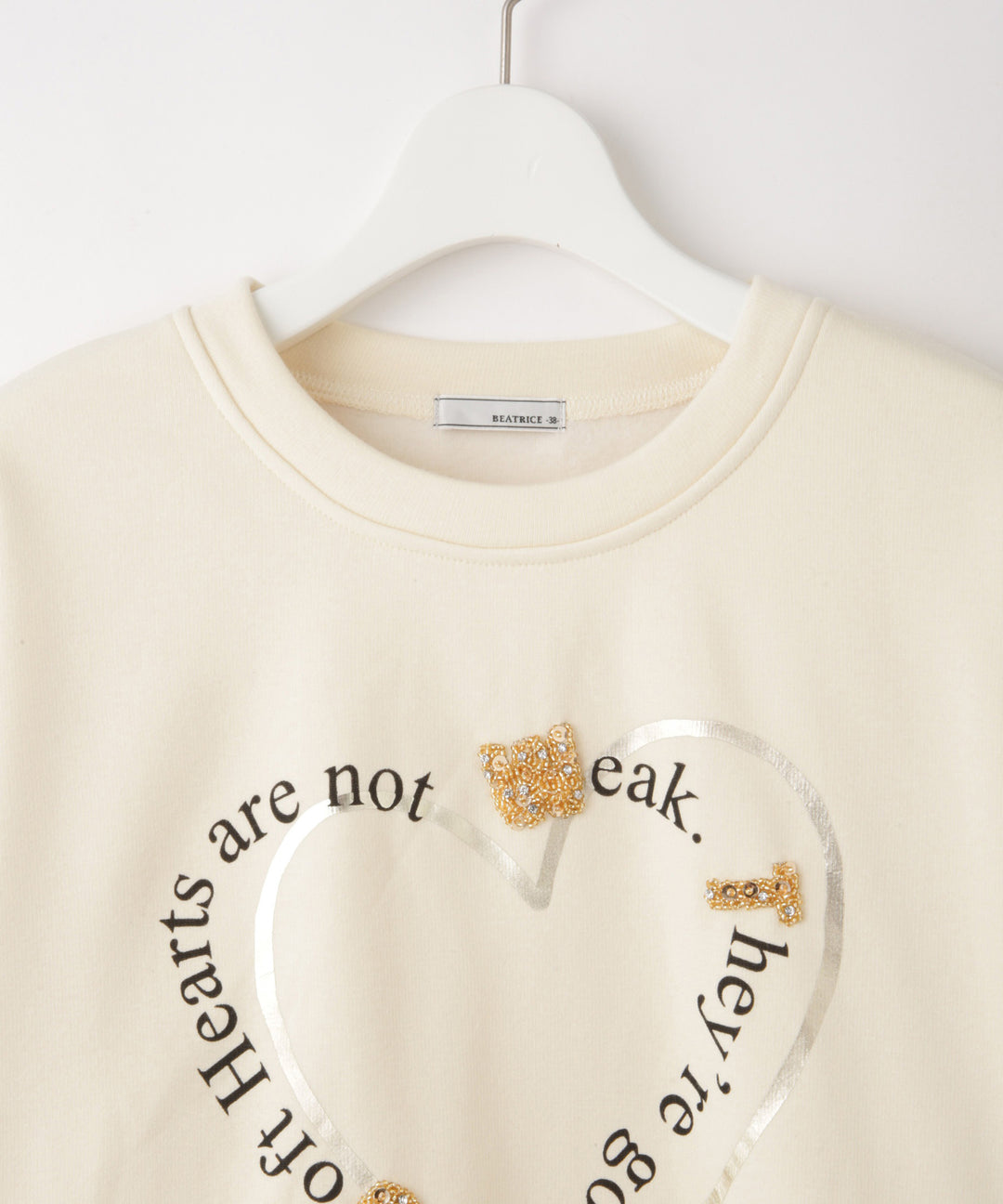 BIGハートモチーフスウェット