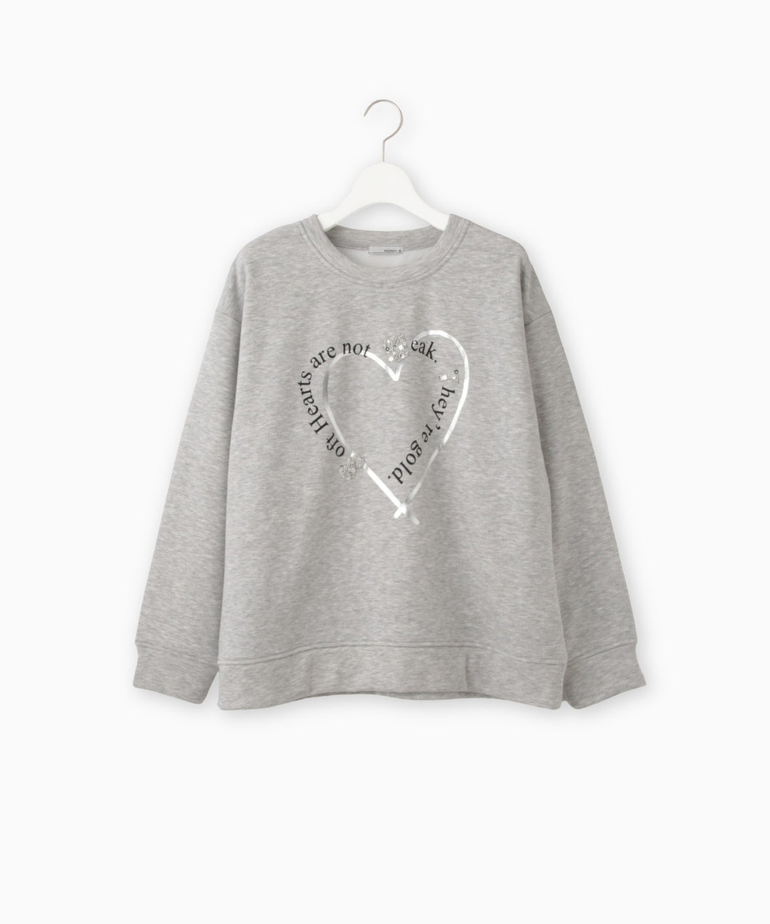 BIGハートモチーフスウェット