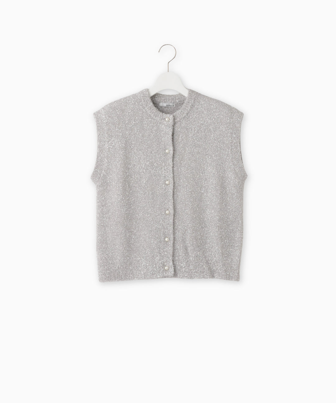 パールボタンラメニットベスト