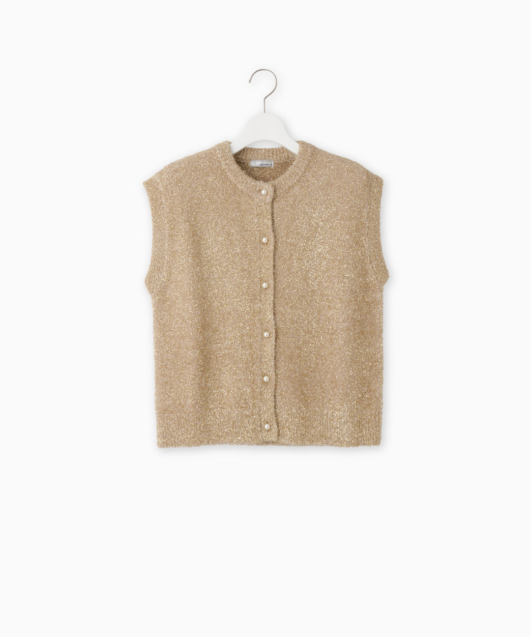 パールボタンラメニットベスト