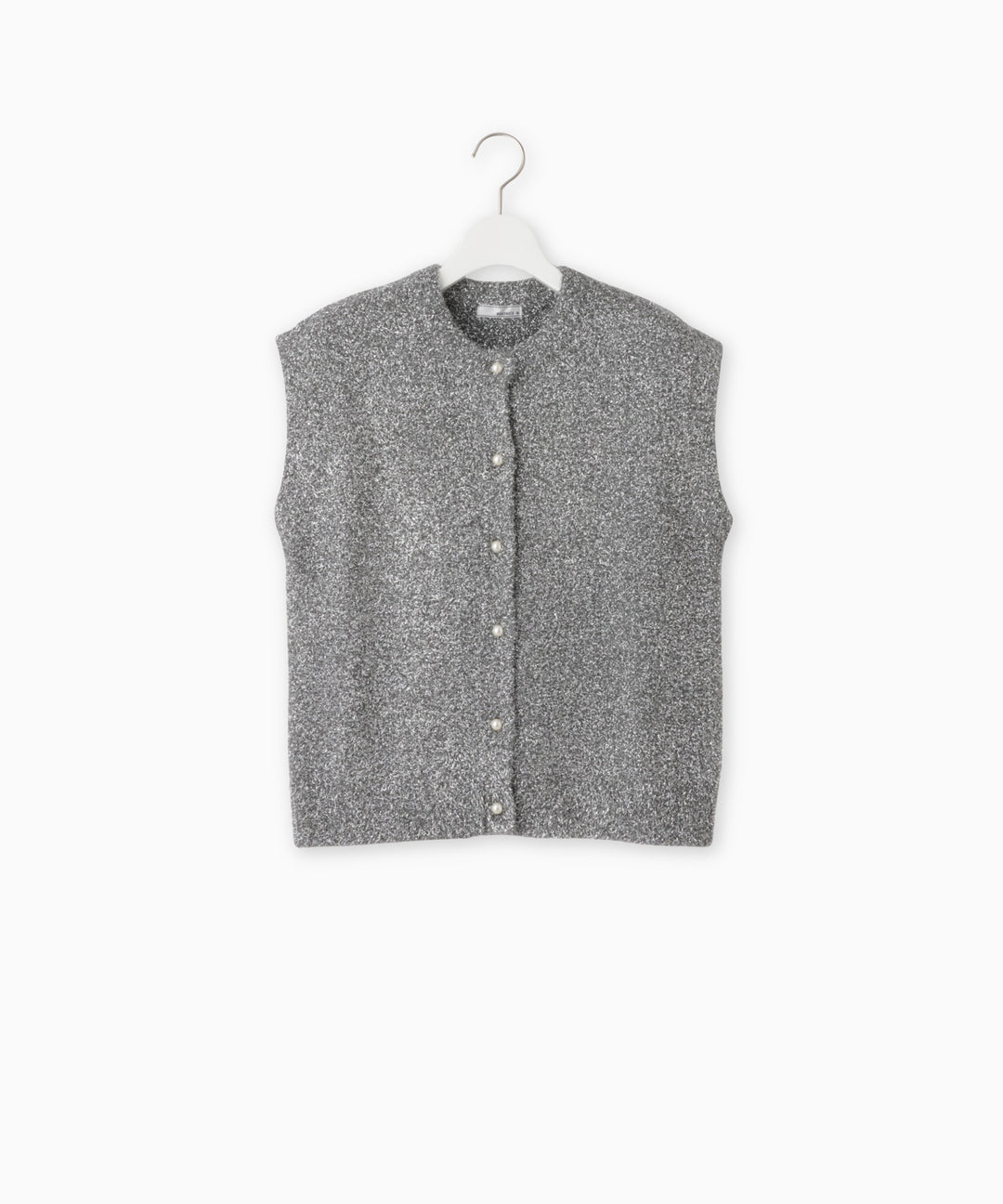 パールボタンラメニットベスト