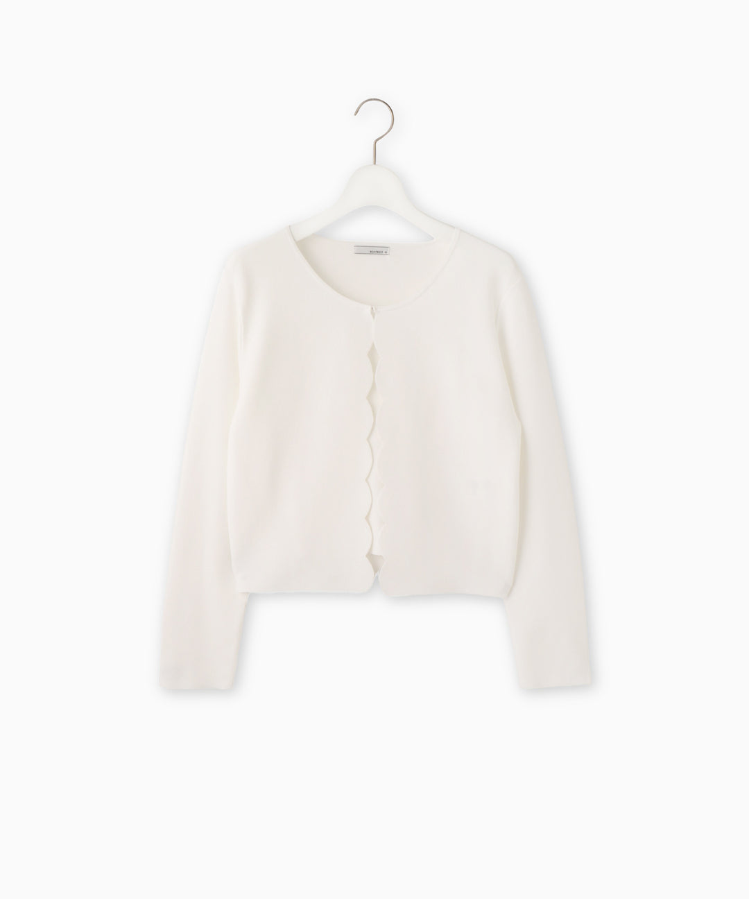 スカラップショートカーディガン