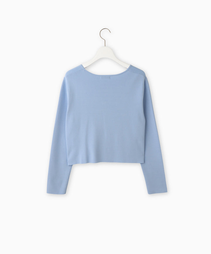 スカラップショートカーディガン