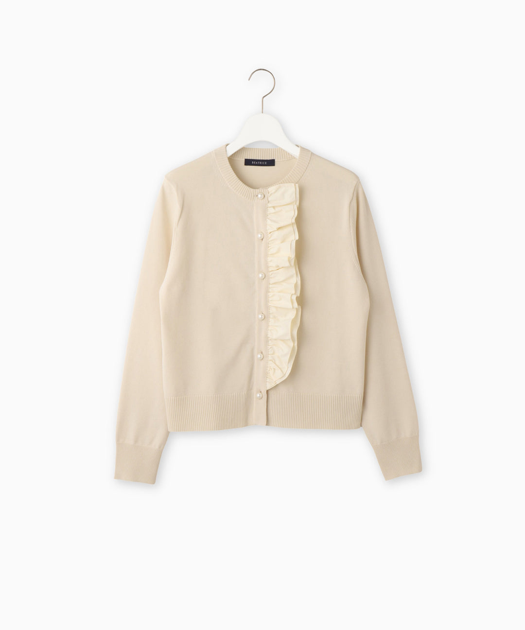 フリルデザインカーディガン