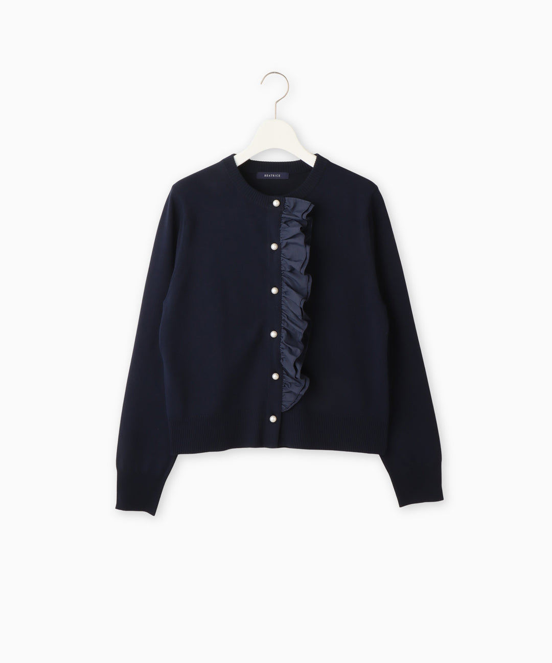 フリルデザインカーディガン