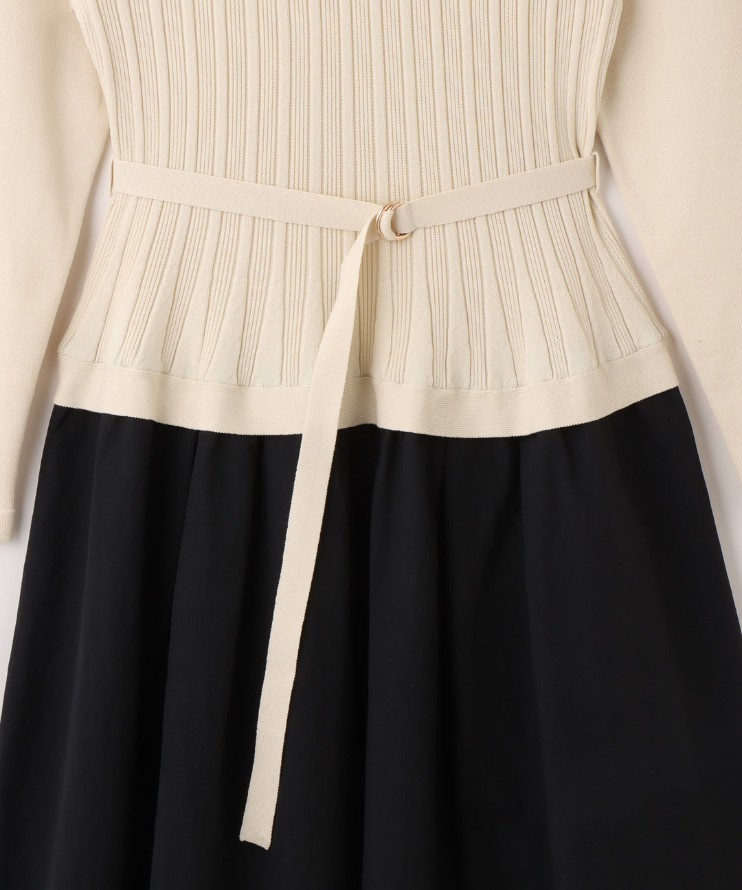 ウエストベルトドッキングワンピース