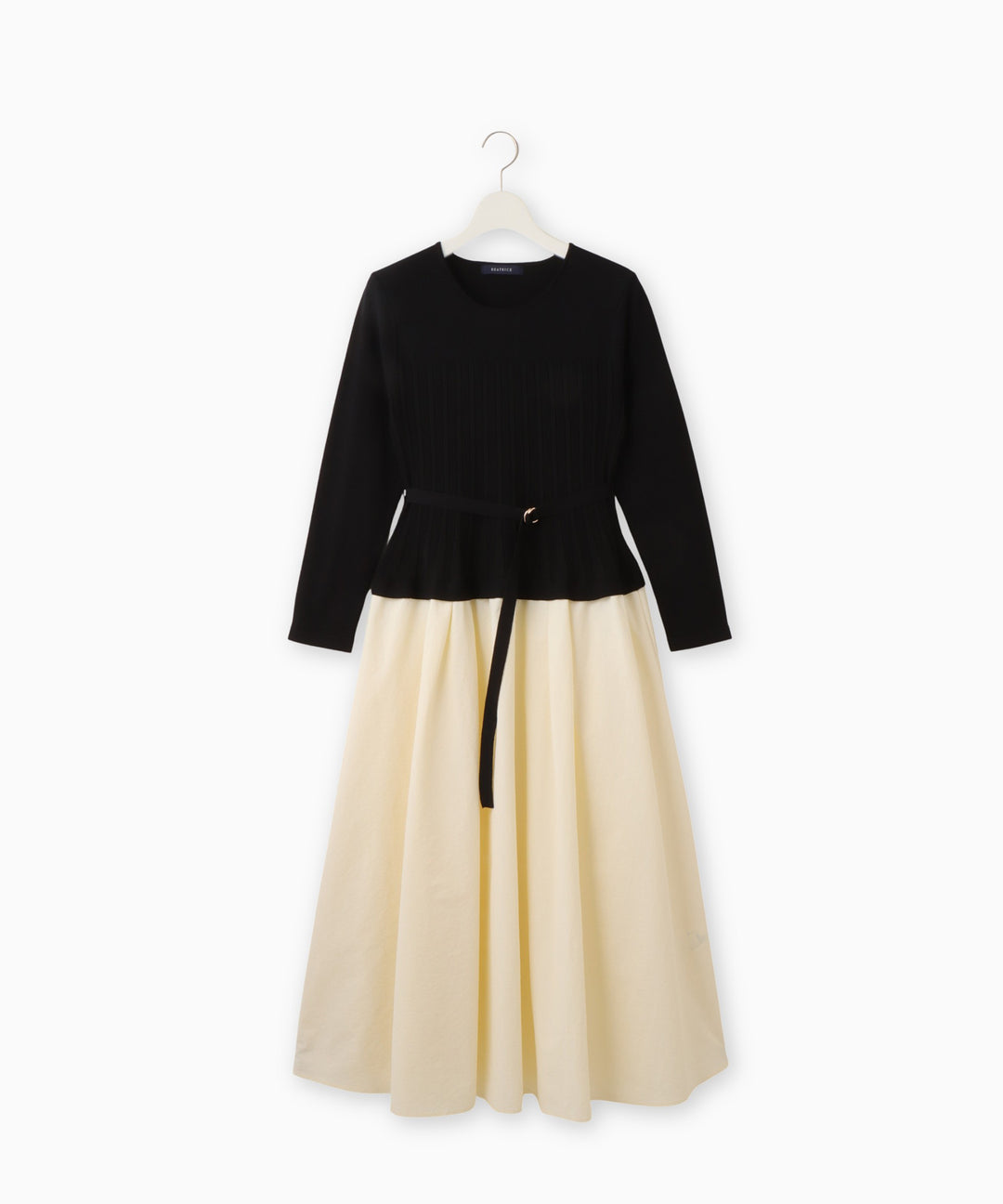 ウエストベルトドッキングワンピース