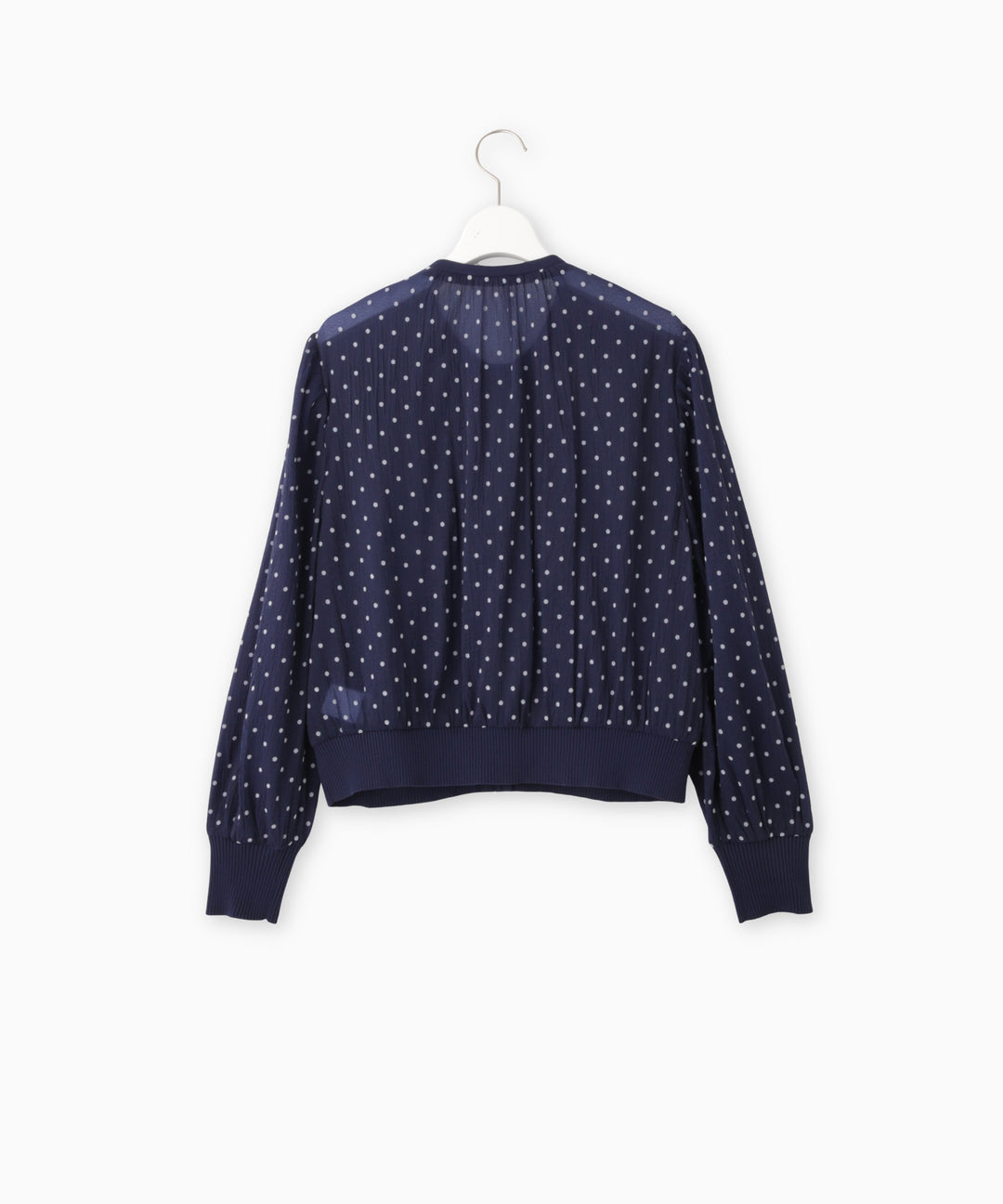 ドットシアーカーディガン
