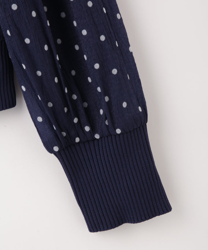 ドットシアーカーディガン