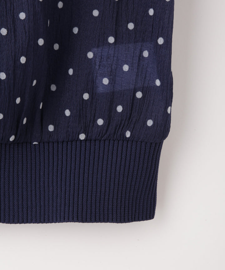 ドットシアーカーディガン