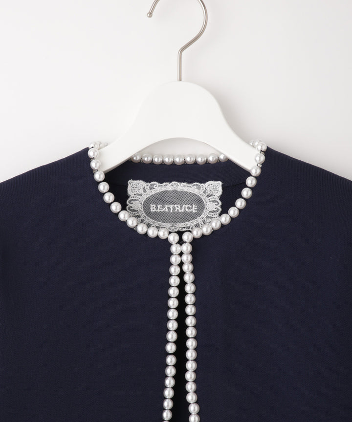 パールニットジャケット