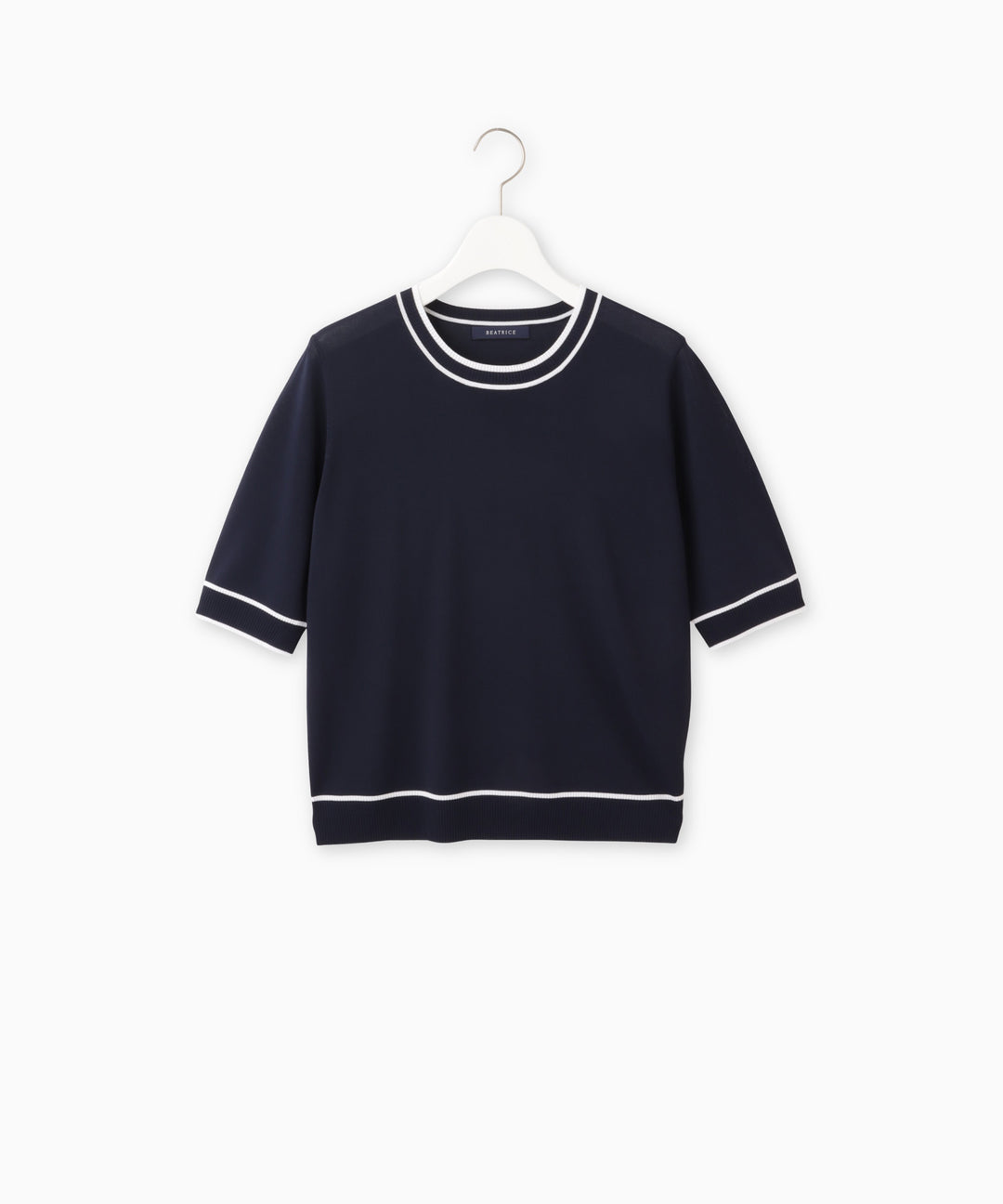 ダブルラインニットプルオーバー