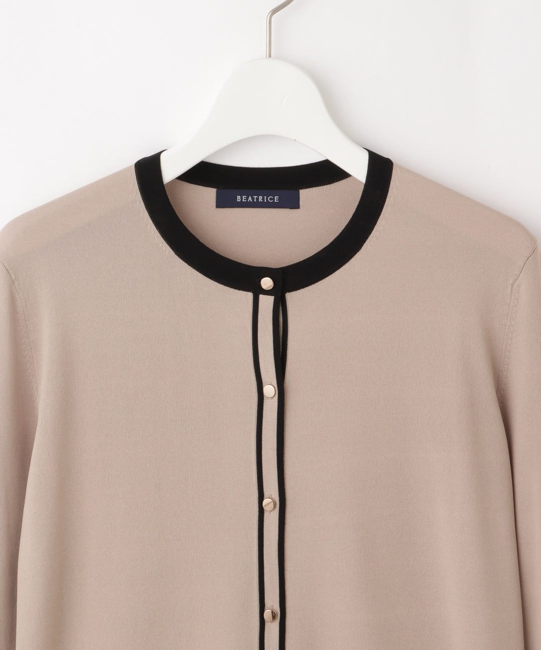 配色ラインニットカーディガン