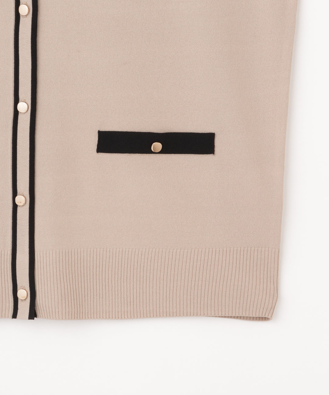 配色ラインニットカーディガン