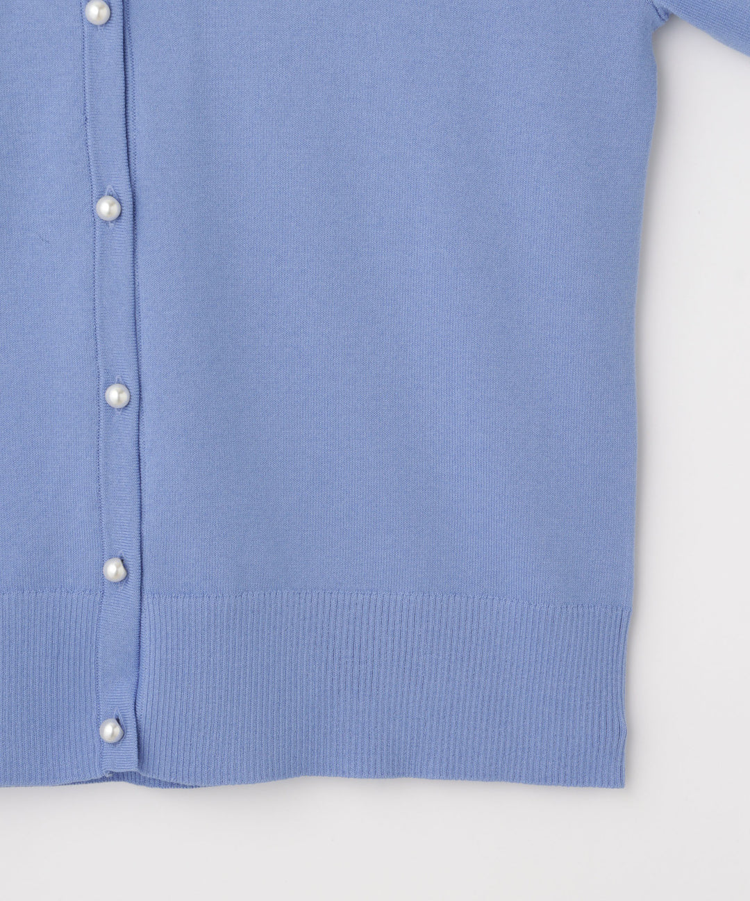 Ruffled Collar Knit Cardigan